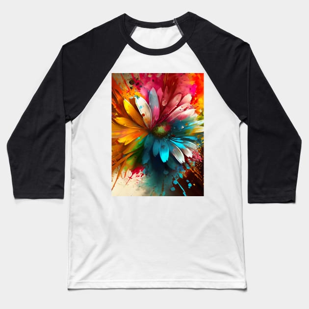 Flowers art Baseball T-Shirt by Flowers Art by PhotoCreationXP